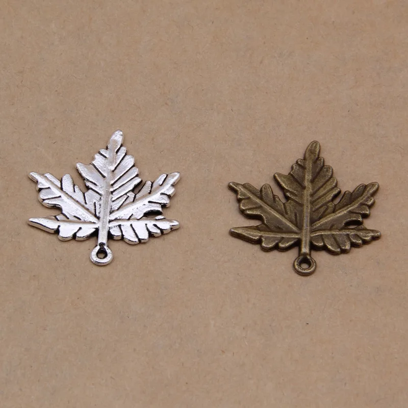 100pcs Vintage Maple Leaf Charms For Making Necklace/Bracelet/Earrings/apparel Fashion DIY Jewelry Accessories
100pcs Vintage Maple Leaf Charms For Making Necklace/Bracelet/Earrings/apparel Fashion DIY Jewelry Accessories