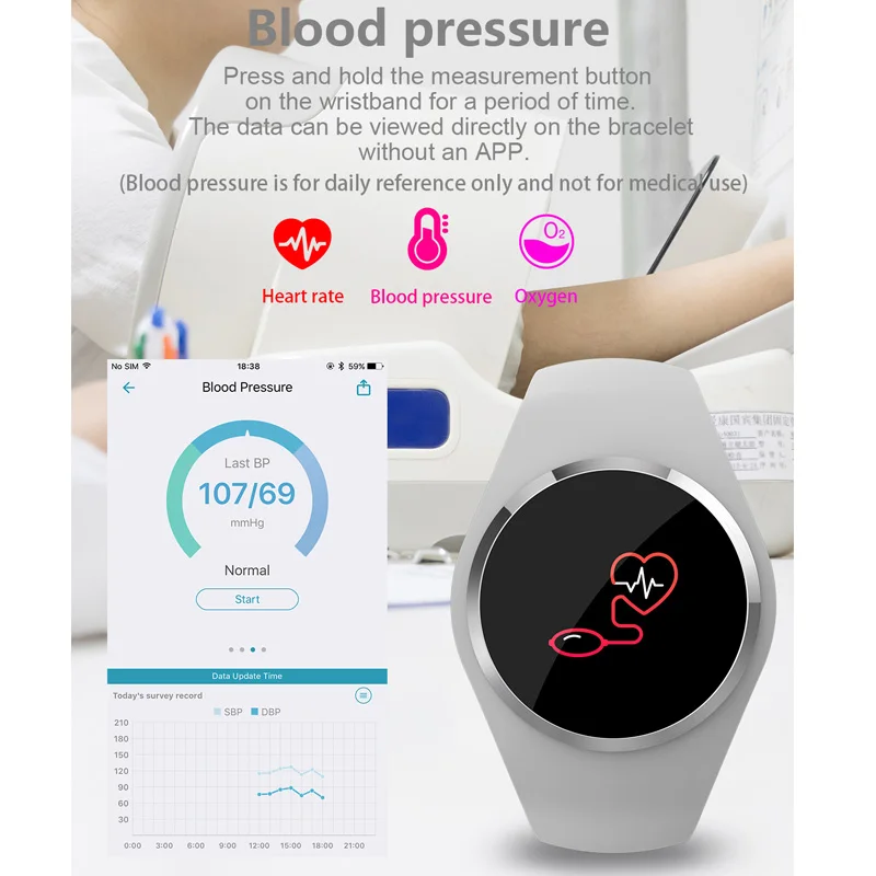 Fitness Smart Watch Women Running Heart Rate Monitor Blood Pressure Bluetooth Pedometer Touch Intelligent Sports Watch For Woman
Fitness Smart Watch Women Running Heart Rate Monitor Blood Pressure Bluetooth Pedometer Touch Intelligent Sports Watch For Woman