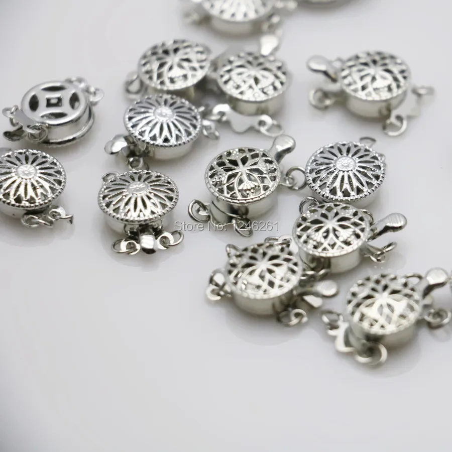 5PCS 12mm 2Rows Reticulation Clasp Snap Button Metal Hardware Girl Accessory Silver-plate For Necklace Bracelet Machining Parts
5PCS 12mm 2Rows Reticulation Clasp Snap Button Metal Hardware Girl Accessory Silver-plate For Necklace Bracelet Machining Parts