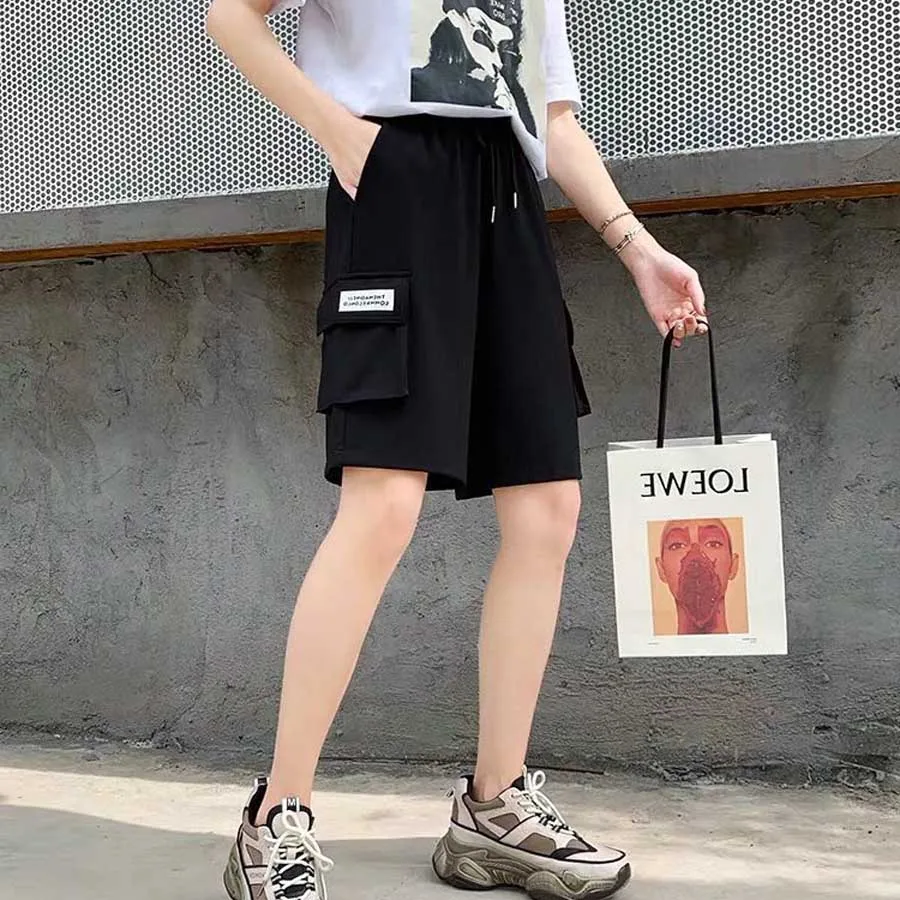 Plus Size XXL Women Summer Half Shorts Sale Elastic High Waist Shorts Hot Loose Female With Pockets Harajuku Shorts Feminino
Plus Size XXL Women Summer Half Shorts Sale Elastic High Waist Shorts Hot Loose Female With Pockets Harajuku Shorts Feminino