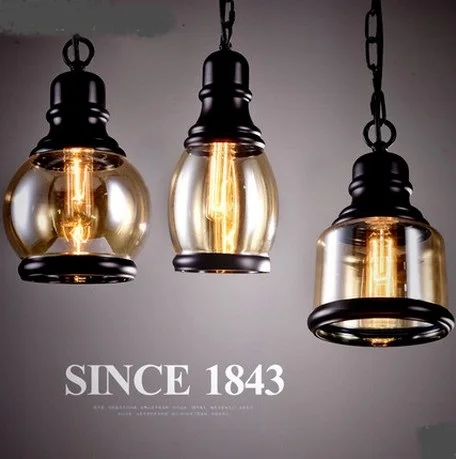 Loft Style Iron Glass Pendant Lights Fixtures Vintage Industrial Lighting For Dining Room Bar Hanging Lamp Lamparas Colgantes
Loft Style Iron Glass Pendant Lights Fixtures Vintage Industrial Lighting For Dining Room Bar Hanging Lamp Lamparas Colgantes