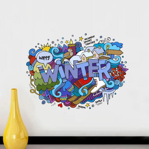 Winter Illustration Landmark Wall Sticker Wedding Decor Vinyl Waterproof Wallpaper Decal Applique Holiday Decoration
Winter Illustration Landmark Wall Sticker Wedding Decor Vinyl Waterproof Wallpaper Decal Applique Holiday Decoration