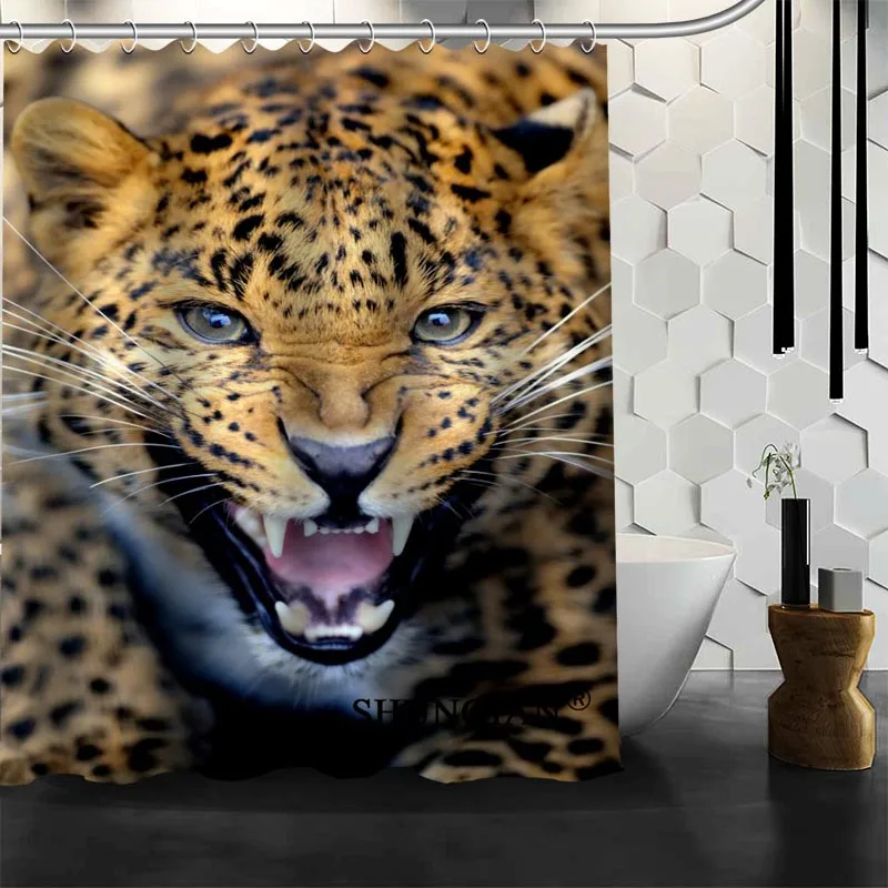 Custom leopard,Tiger, lion Shower Curtain High Quality bathroom Accessories Bath screens Customized curtain
Custom leopard,Tiger, lion Shower Curtain High Quality bathroom Accessories Bath screens Customized curtain