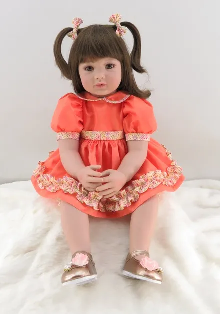 61cm Bebe Reborn Girl Doll Lifelike Silicone Soft alive Baby Toy Doll For Kid Birthday Gift 100% High quality and safety toys
61cm Bebe Reborn Girl Doll Lifelike Silicone Soft alive Baby Toy Doll For Kid Birthday Gift 100% High quality and safety toys