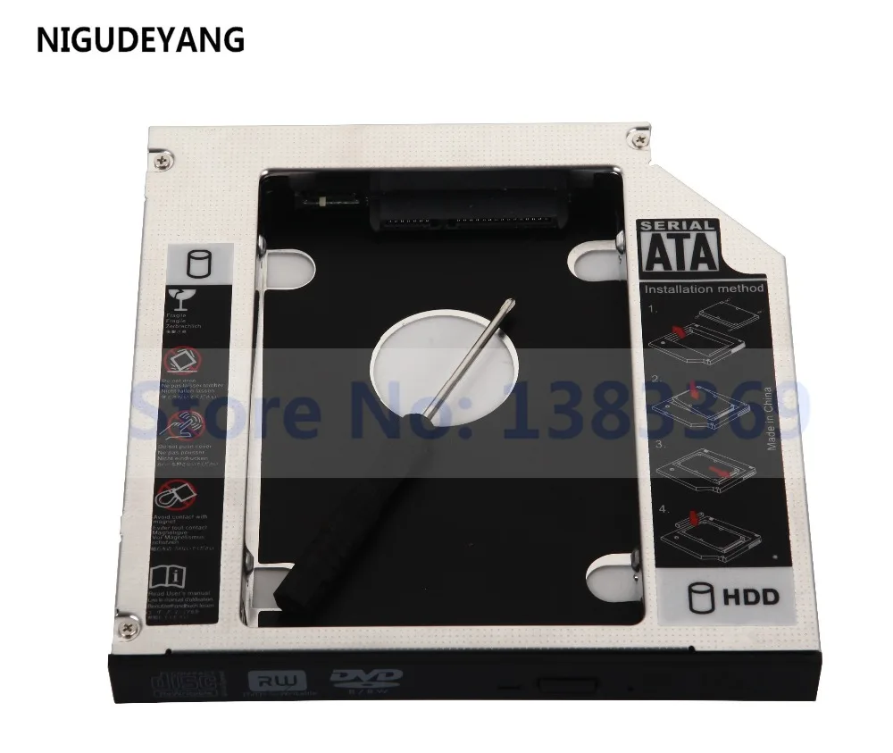 NIGUDEYANG 2nd SATA HD HDD SSD Hard Drive Caddy Adapter for Acer Aspire 5530 5534 5538 5551G
NIGUDEYANG 2nd SATA HD HDD SSD Hard Drive Caddy Adapter for Acer Aspire 5530 5534 5538 5551G