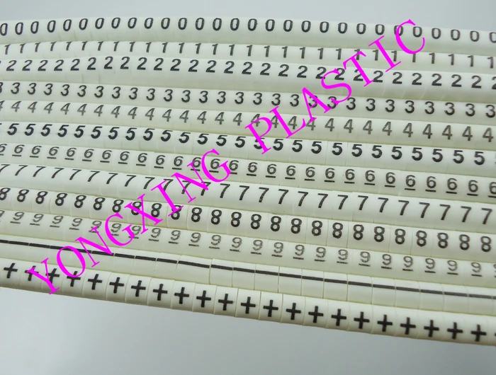 freeshipping 600pcs/set EC-0 1 2 3 1.5 2.5 4.0 6.0mm2 12 different number 0123456789+- cable marker white color set
freeshipping 600pcs/set EC-0 1 2 3 1.5 2.5 4.0 6.0mm2 12 different number 0123456789+- cable marker white color set
