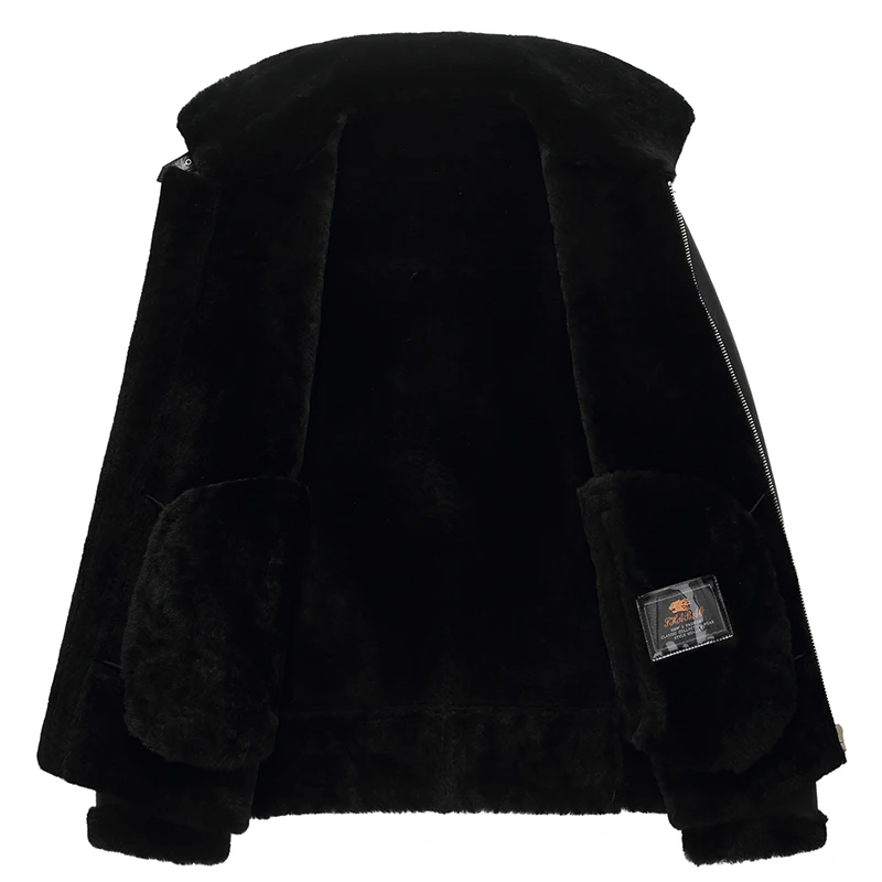 2018 Men black Genuine Shearling Jacket Plus Size XXXXL Single Breasted Winter Thick Real sheep skin Russian Fur Coat FREE SHIPP
2018 Men black Genuine Shearling Jacket Plus Size XXXXL Single Breasted Winter Thick Real sheep skin Russian Fur Coat FREE SHIPP