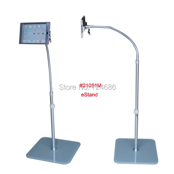 eStand for mini iPad floor stand display bracket with lock standing support toughten-glass base holder flexible gooseneck arm
eStand for mini iPad floor stand display bracket with lock standing support toughten-glass base holder flexible gooseneck arm