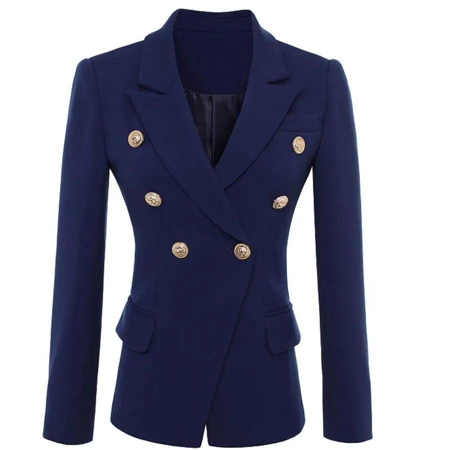 New Fashion 2022 autumn ol Blazer Jacket Women Gold Buttons Double Breasted office lady small suit
New Fashion 2022 autumn ol Blazer Jacket Women Gold Buttons Double Breasted office lady small suit