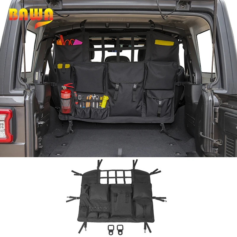 Многофункциональное хранилище BAWA для Jeep Wrangler JK JL, органайзер с несколькими карманами для хранения Wrangler JK JL, аксессуары для интерьера
Многофункциональное хранилище BAWA для Jeep Wrangler JK JL, органайзер с несколькими карманами для хранения Wrangler JK JL, аксессуары для интерьера