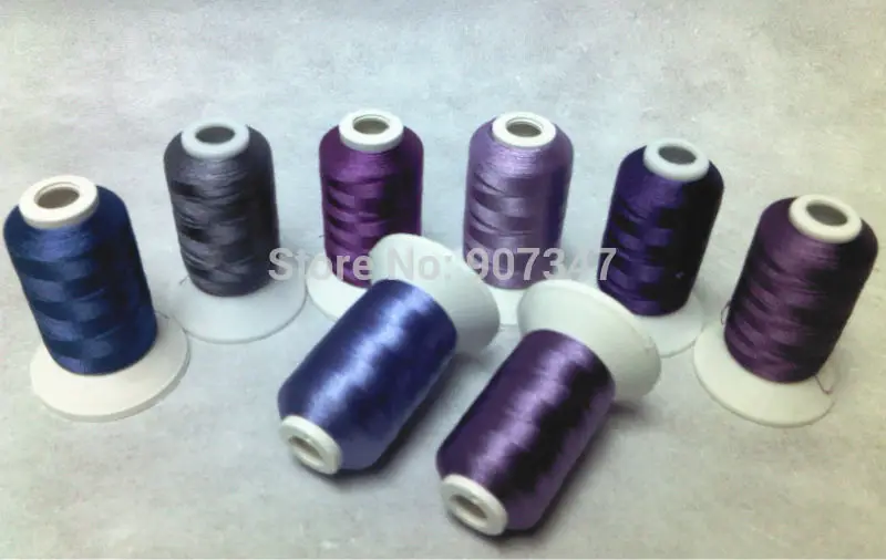 Simthread Violet/Purple Series Polyester Computer Machine Embroidery Thread Filament 500m*8,Strong Strength,Super Sheen ,120d/2
Simthread Violet/Purple Series Polyester Computer Machine Embroidery Thread Filament 500m*8,Strong Strength,Super Sheen ,120d/2
