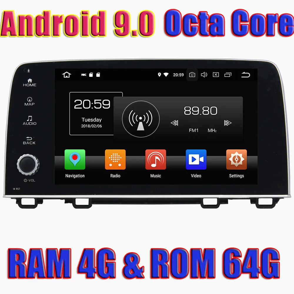 WANUSUAL Octa Core Android 9.0 Car Multimedia Autovideo Player For Honda CRV 2017 GPS Navigation NO DVD 9Inch Double Din Audio
WANUSUAL Octa Core Android 9.0 Car Multimedia Autovideo Player For Honda CRV 2017 GPS Navigation NO DVD 9Inch Double Din Audio