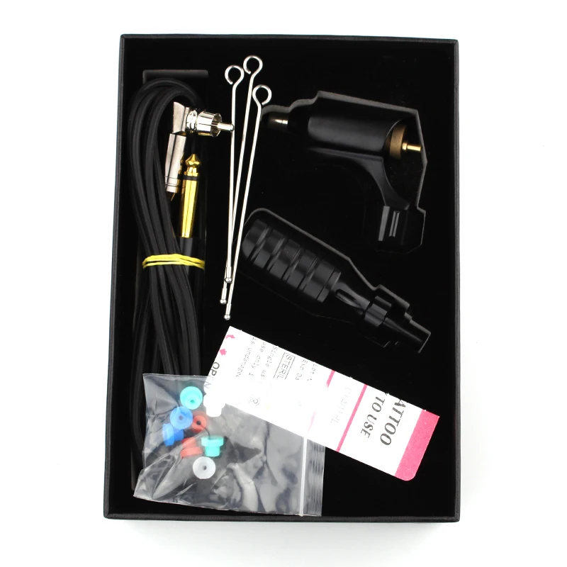 Tattoo Set Rotary Tattoo Machine Tattoo Machine Gun Strong Japanese Motor Supply Liner and Shader RCA Clip Cord Tattoo Machine
