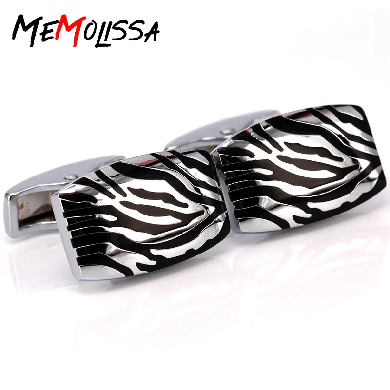 MeMolissa 2 color Vintage Pattern Cufflinks for Mens Jewelry shirt cufflinks Brand cuff buttons Black and silver color High Qua
MeMolissa 2 color Vintage Pattern Cufflinks for Mens Jewelry shirt cufflinks Brand cuff buttons Black and silver color High Qua