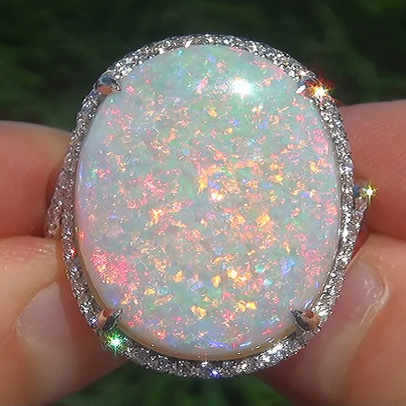 Elegant Fashion White Oval Heart Female Opal Ring White Gold Filled Jewelry Vintage Engagement Wedding Rings For Women Z3X693
Elegant Fashion White Oval Heart Female Opal Ring White Gold Filled Jewelry Vintage Engagement Wedding Rings For Women Z3X693