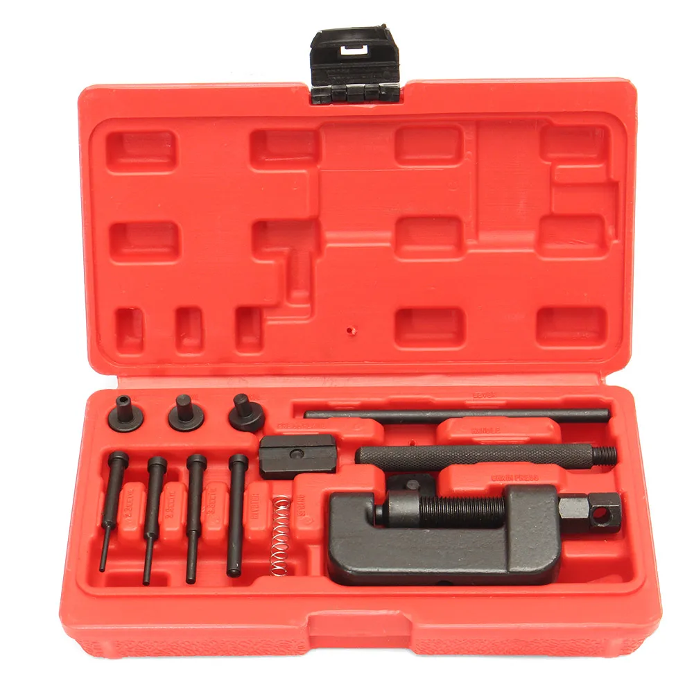 Bike Motorcycle Chain Breaker Splitter Link Riveter Riveting Repairing Tool Kit TD326
Bike Motorcycle Chain Breaker Splitter Link Riveter Riveting Repairing Tool Kit TD326