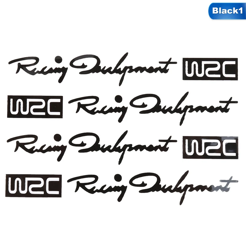 4 шт. украшение автомобиля гонки WRC Творческий двери наклейки на ручку авто