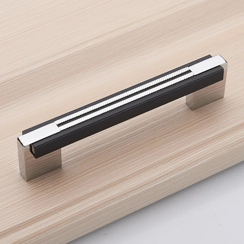 5" Black kichen cabinet handles Chrome dresser cupboard pulls Shiny silver wardrobe drawer furniture knob Shoe closet knobs128mm
5" Black kichen cabinet handles Chrome dresser cupboard pulls Shiny silver wardrobe drawer furniture knob Shoe closet knobs128mm