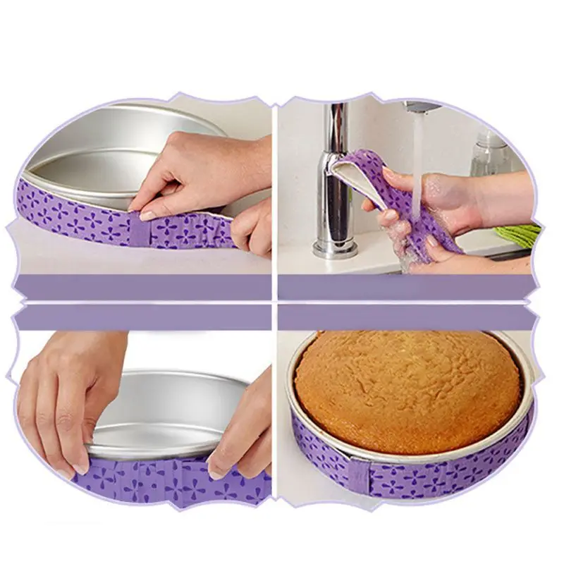 Baking Tray Protection Strap Strip Cake Pan Strips Bake Strip Belt Moist Level Cake Tools Protect Banding Cloth Kitchen Gadgets
Baking Tray Protection Strap Strip Cake Pan Strips Bake Strip Belt Moist Level Cake Tools Protect Banding Cloth Kitchen Gadgets