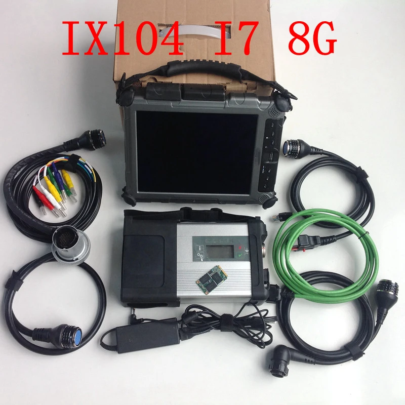 Diagnostic Tool MB Star C5 SD connect Wireless Car Scanner SD C5 With Rugged Xplore IX104 Tablet (i7cpu&8gb) with ssd Software
Diagnostic Tool MB Star C5 SD connect Wireless Car Scanner SD C5 With Rugged Xplore IX104 Tablet (i7cpu&8gb) with ssd Software