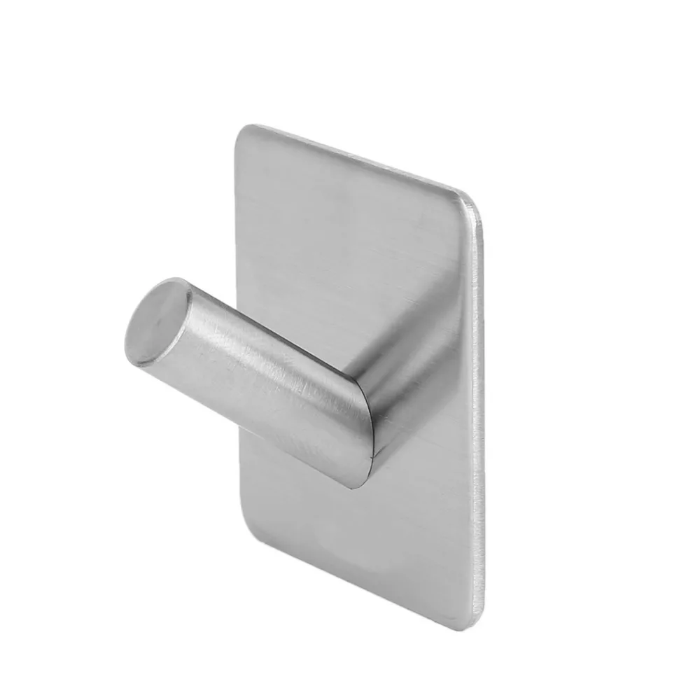 New 304 Stainless Steel 3M Self Adhesive Hook Hat Key Rack Bathroom Kitchen Towel Hanger Wall Mount Stick On Sticky Hanger
New 304 Stainless Steel 3M Self Adhesive Hook Hat Key Rack Bathroom Kitchen Towel Hanger Wall Mount Stick On Sticky Hanger