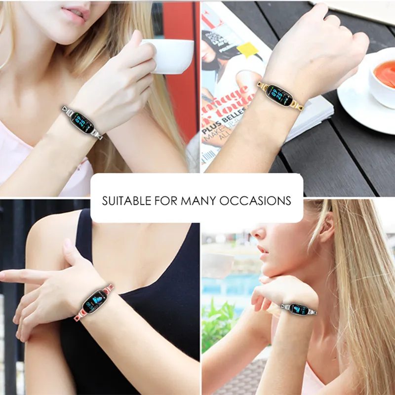 2019 F18 fashion smart band women waterproof fitness tracker bracelet heart rate blood pressure monitor smart bracelet women
2019 F18 fashion smart band women waterproof fitness tracker bracelet heart rate blood pressure monitor smart bracelet women