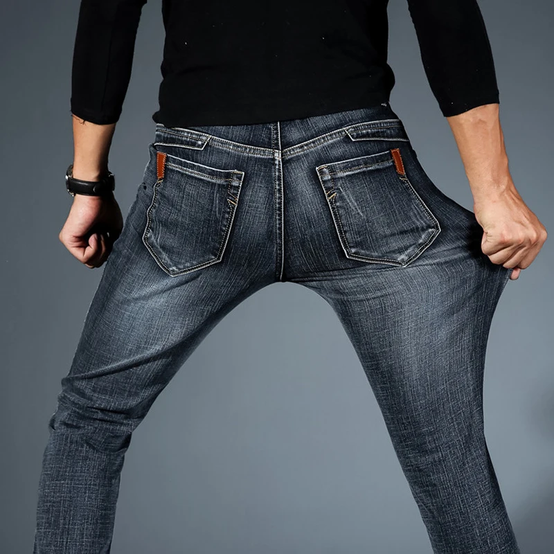 URSPORTTECH Brand 2019 New Men's Fashion Jeans Business Casual Stretch Slim Jeans Classic Trousers Denim Pants Male
URSPORTTECH Brand 2019 New Men's Fashion Jeans Business Casual Stretch Slim Jeans Classic Trousers Denim Pants Male