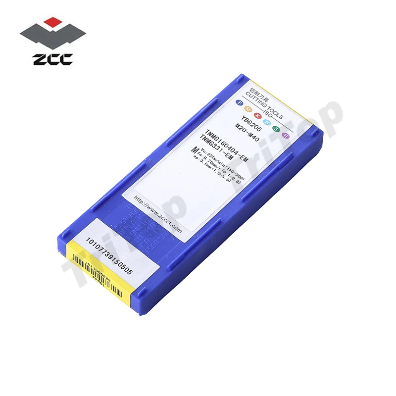 Free shipping 10Pcs TNMG160404 -EM YBG205 ZCC.CT Lathe Cutting Insert Carbide Turning Tool Insert For steel and stainless steel
Free shipping 10Pcs TNMG160404 -EM YBG205 ZCC.CT Lathe Cutting Insert Carbide Turning Tool Insert For steel and stainless steel