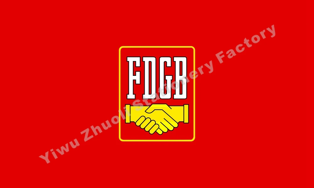 Germany FDGB Flag 150X90cm (3x5FT) 120g 100D Polyester Double Stitched High Quality Banner Free Shipping
Germany FDGB Flag 150X90cm (3x5FT) 120g 100D Polyester Double Stitched High Quality Banner Free Shipping