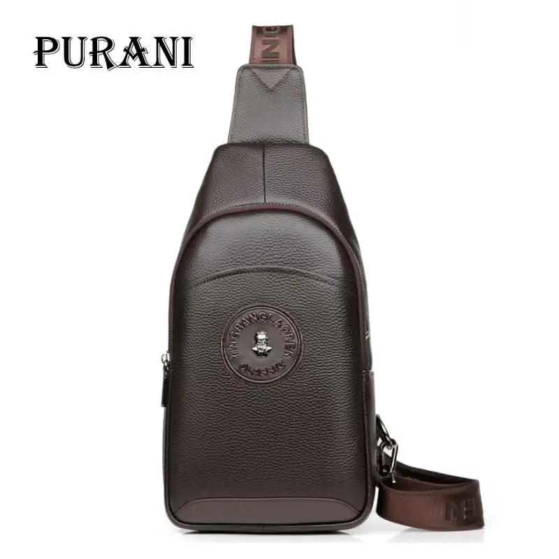 PURANI Male Cowhide Leather Crossbody Bag Men Satchels Bags High Quality Casual Chest Pack Genuine Leather Men Messenger Bag NEW
PURANI Male Cowhide Leather Crossbody Bag Men Satchels Bags High Quality Casual Chest Pack Genuine Leather Men Messenger Bag NEW