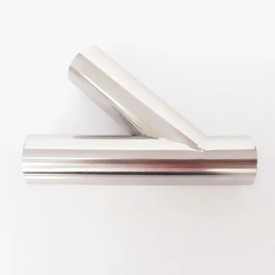 38mm 1.5" Pipe OD Butt Welding Oblique Y-Shaped 3 Way SUS 316L Stainless Sanitary Fitting Spliter Homebrew Beer Wine
38mm 1.5" Pipe OD Butt Welding Oblique Y-Shaped 3 Way SUS 316L Stainless Sanitary Fitting Spliter Homebrew Beer Wine
