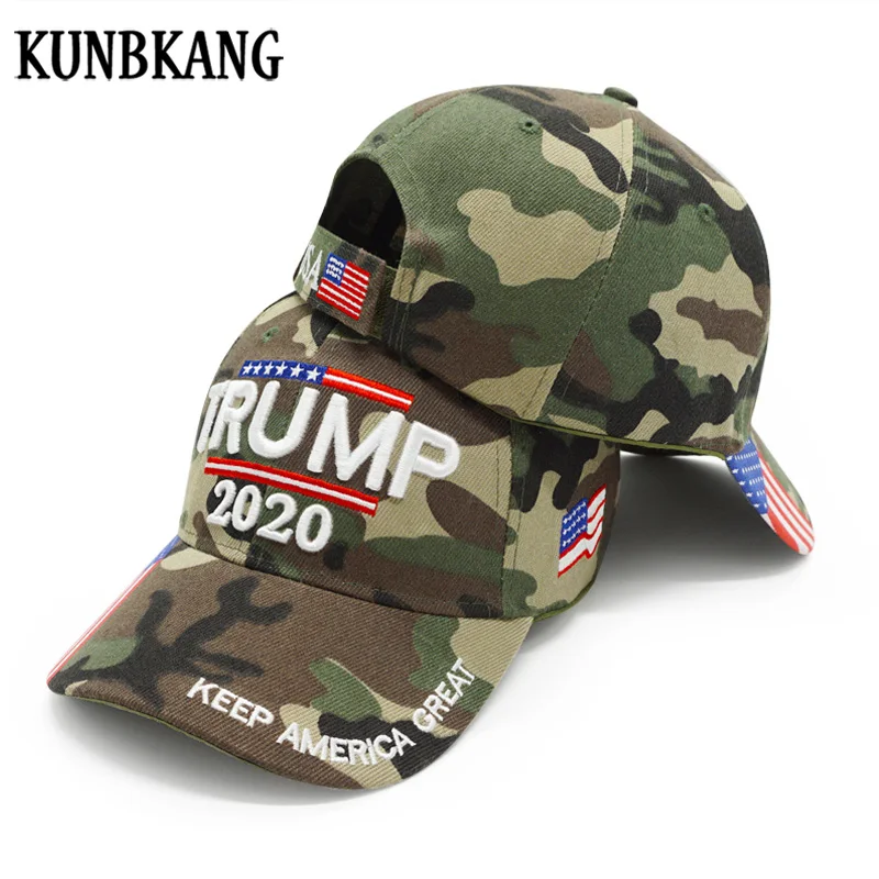 Высококачественная Кепка Трампа 2020 американский флаг камуфляжная бейсболка с 3D