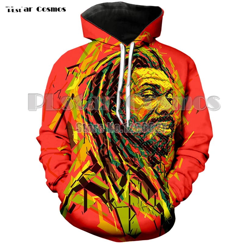 Newest Sweatshirt Harajuku Hoodies 3d Print Design Reggae Star BOB marley Men Women casual Pullovers Long-sleeve hooded 7XL
Newest Sweatshirt Harajuku Hoodies 3d Print Design Reggae Star BOB marley Men Women casual Pullovers Long-sleeve hooded 7XL