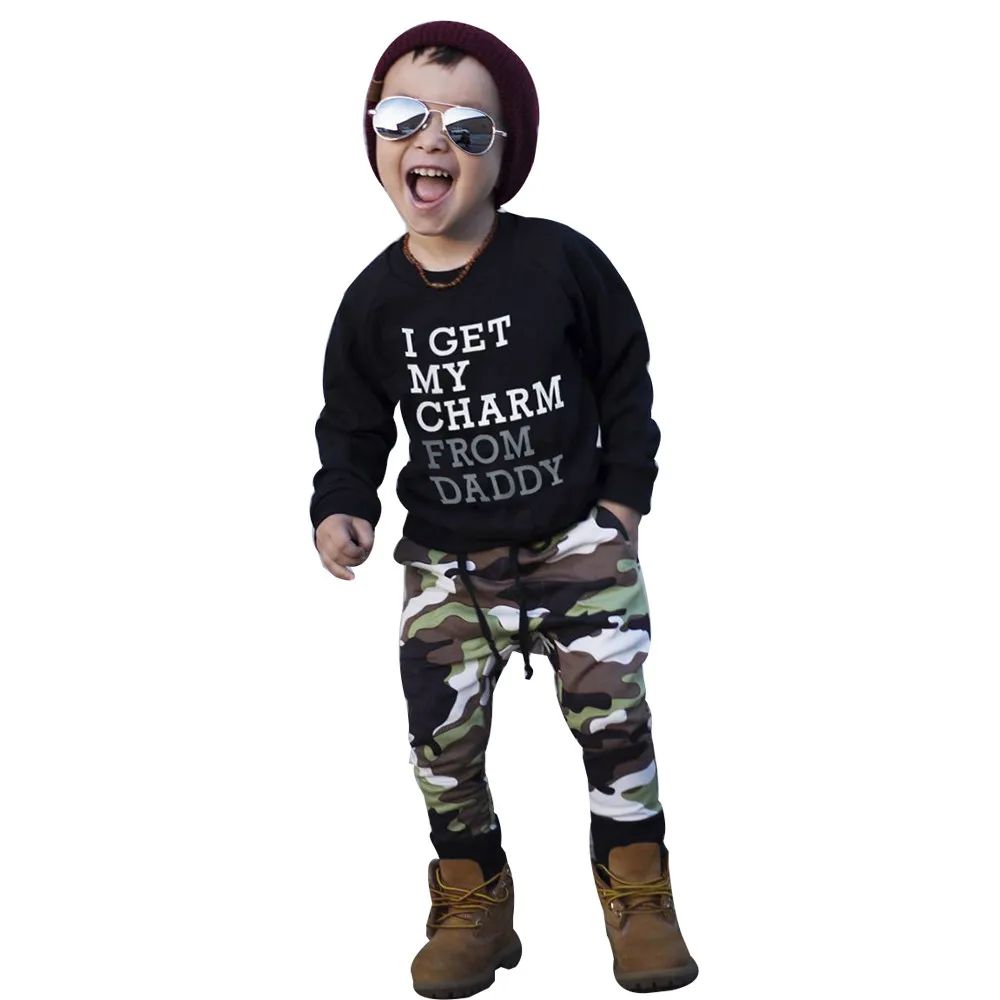 TELOTUNY boys clothes children clothing costume for boy kids T shirt Tops+Camouflage Trousers a801 11
TELOTUNY boys clothes children clothing costume for boy kids T shirt Tops+Camouflage Trousers a801 11