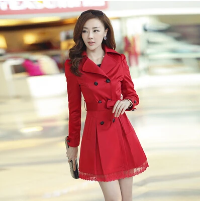 new long women lady slim cotton red khaki slim fashion british style windbreaker abrigos mujer trench free shipping
new long women lady slim cotton red khaki slim fashion british style windbreaker abrigos mujer trench free shipping