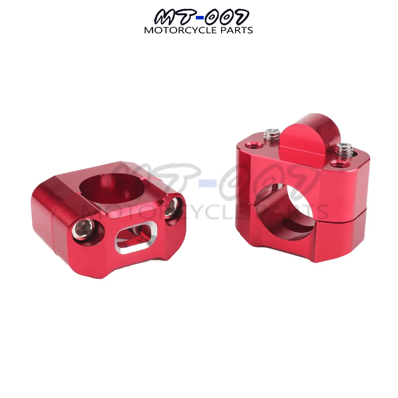CNC алюминиевый мотоцикл Pit Dirt Bike руль Жир Бар адаптер крепление Riser зажим 7/8 "до 1
