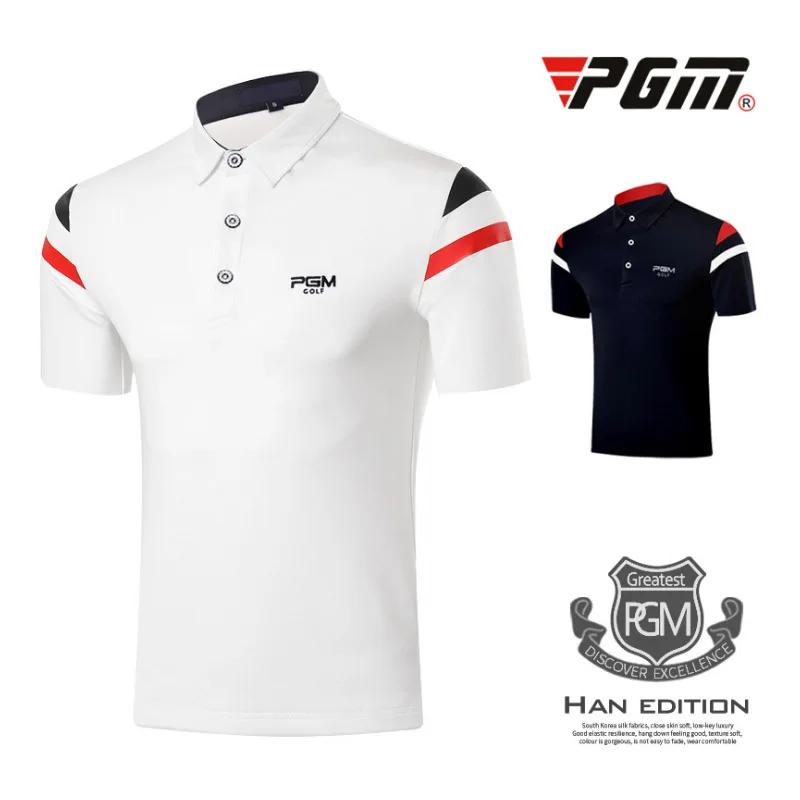 PGM Golf T-Shirt Men Have Turn-down Collar Tennis Jerseys Short Sleeves Breathable Male Sports Soft Elastic Quick dry Shirt Man
PGM Golf T-Shirt Men Have Turn-down Collar Tennis Jerseys Short Sleeves Breathable Male Sports Soft Elastic Quick dry Shirt Man