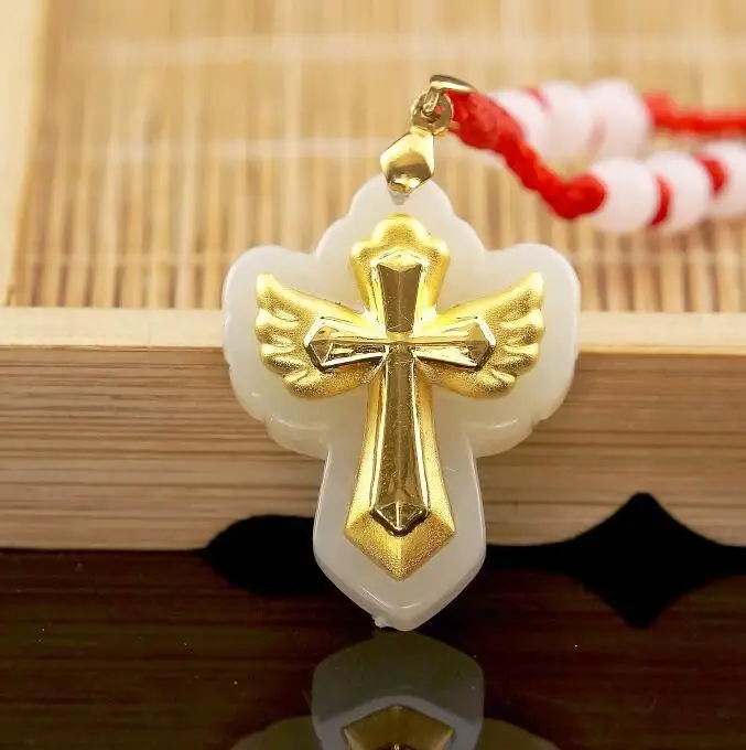Jade Pendant For Women Men Good Luck Cross Jade Charm Pendants Good Quality Jesus Hetian White Necklace Men Women 2018 New Style
Jade Pendant For Women Men Good Luck Cross Jade Charm Pendants Good Quality Jesus Hetian White Necklace Men Women 2018 New Style