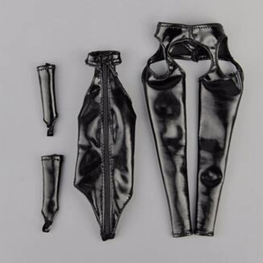 1/6 sexy leather female girl lady clothes high collar tight leather lingerie set for 12 inches action figure accessory
1/6 sexy leather female girl lady clothes high collar tight leather lingerie set for 12 inches action figure accessory