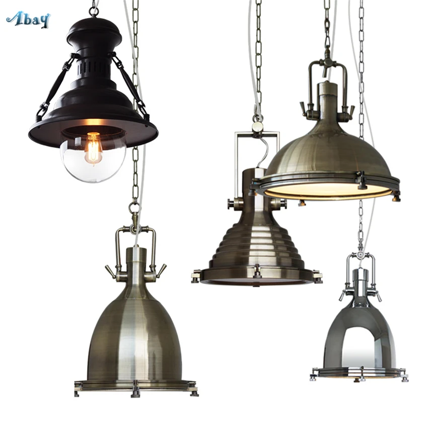 American Country Loft Pendant Lights Retro Industrial Bar Metal Cabin Restaurant Living Room Table Glass Hanging Lamps Fixtures
American Country Loft Pendant Lights Retro Industrial Bar Metal Cabin Restaurant Living Room Table Glass Hanging Lamps Fixtures