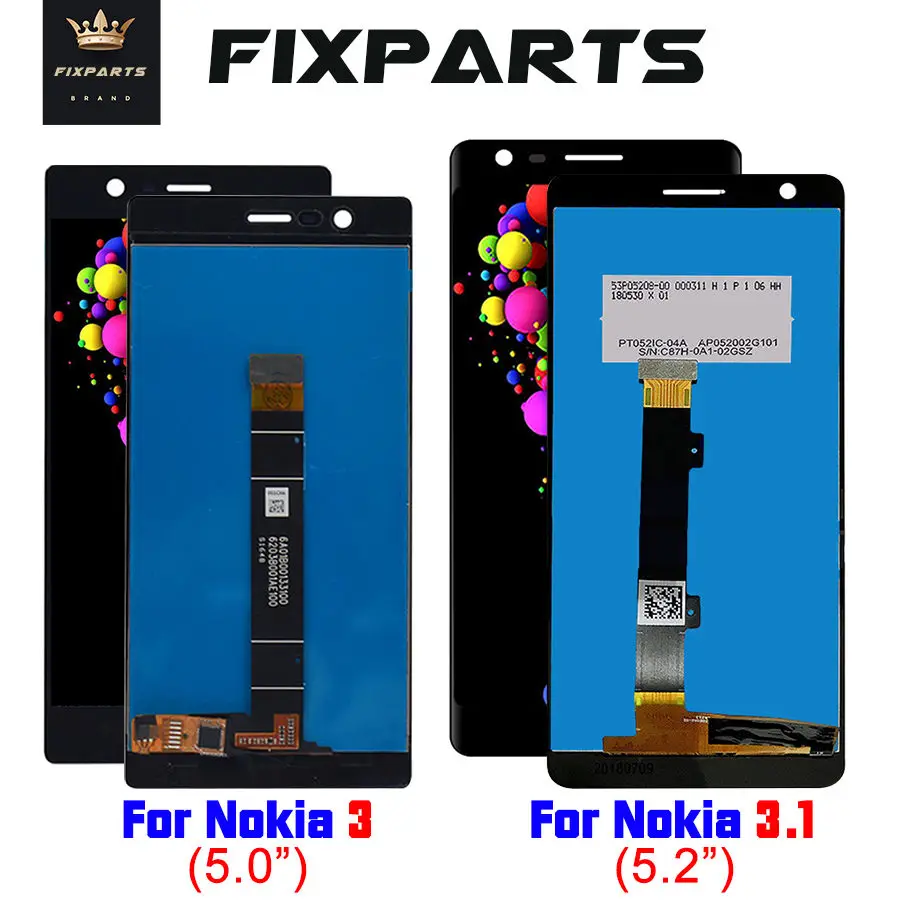 5,2 "Дисплей для Nokia 3 LCD TA-1038 дисплей сенсорный экран сборка Замена для Nokia 3.1 ЖК-экран TA-1063
5,2 "Дисплей для Nokia 3 LCD TA-1038 дисплей сенсорный экран сборка Замена для Nokia 3.1 ЖК-экран TA-1063