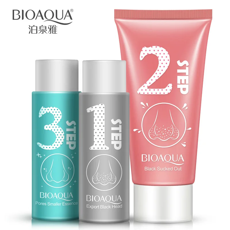 BIOAQUA nose blackhead remover facial mask skin care peeling acne treatment pore cleanser shrinking pores black head 3pcs/set
BIOAQUA nose blackhead remover facial mask skin care peeling acne treatment pore cleanser shrinking pores black head 3pcs/set
