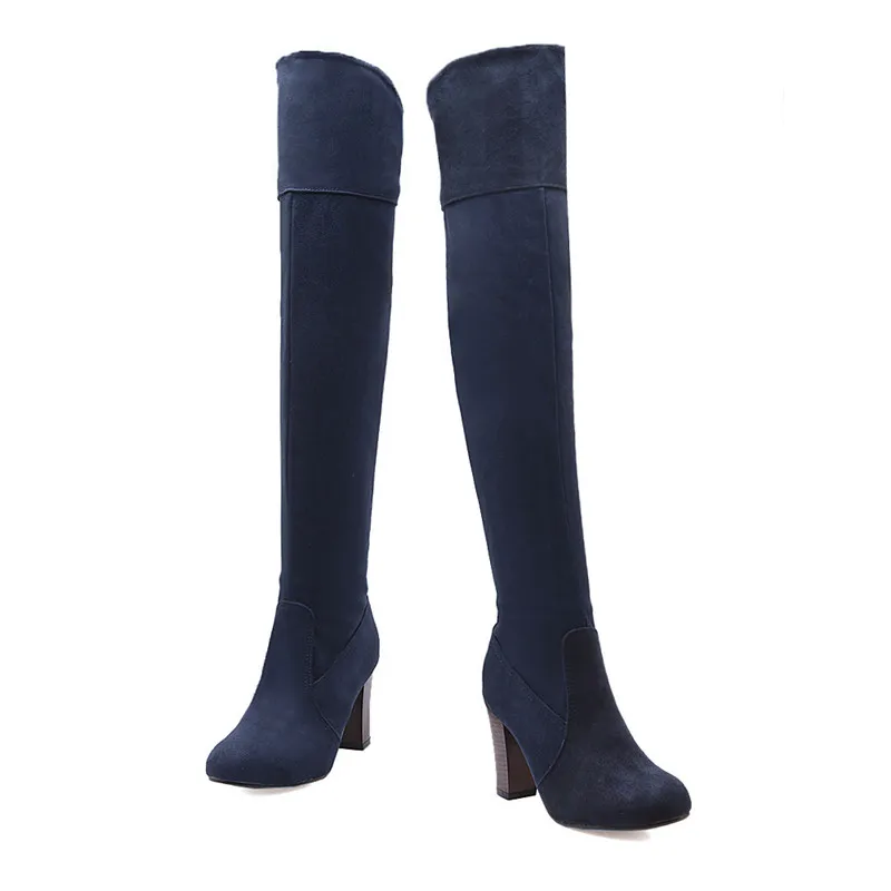 ASUMER plus size 33-47 winter boots women keep warm over the knee boots thick high heels flock ladies boots 2020 new
ASUMER plus size 33-47 winter boots women keep warm over the knee boots thick high heels flock ladies boots 2020 new