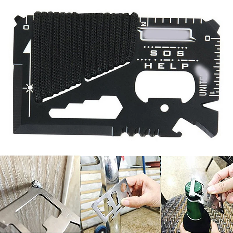 15 in 1 Multifunction Camping Military Portable Gadget Pocket Card Wallet Knives Outdoor Hunting Survival Credit Knife Multi too
15 in 1 Multifunction Camping Military Portable Gadget Pocket Card Wallet Knives Outdoor Hunting Survival Credit Knife Multi too