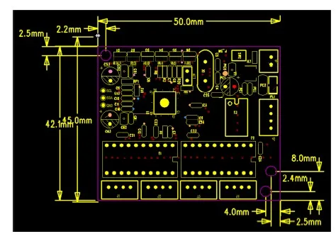 

3/4/5 port 10/100Mbps pin header micro switch module mini compact 3.3V5V9V12V engineering server 5 port ethernet switch
