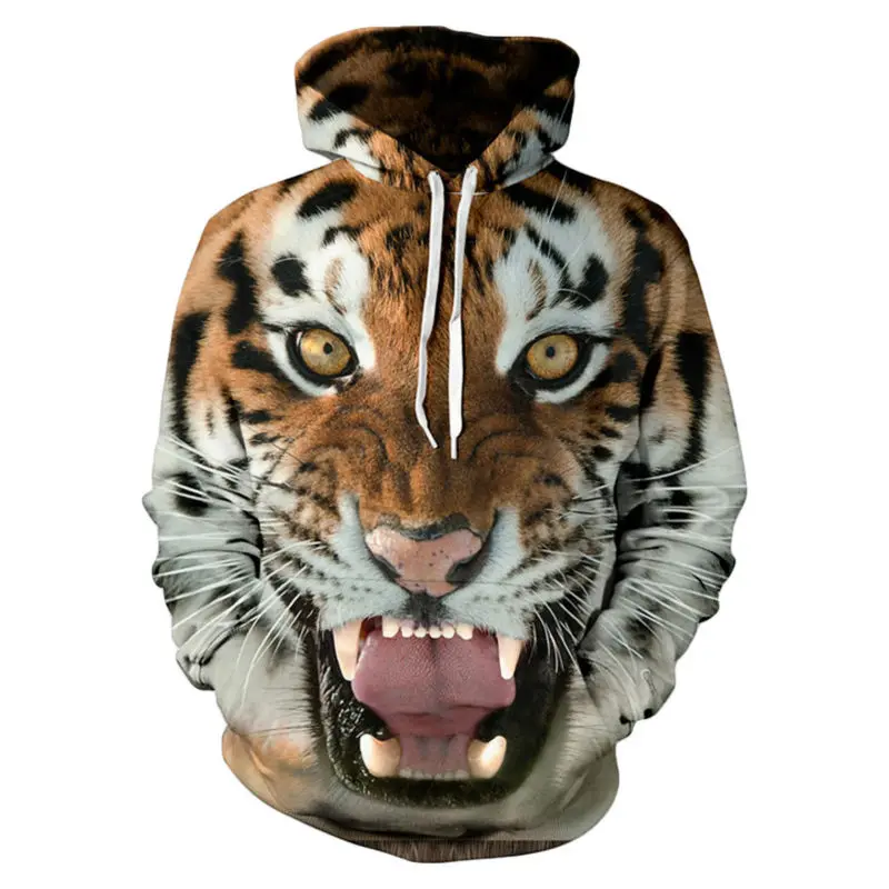 Men Hoodies Hip Hop Sweatshirt Funny 3D Fashion Tiger Growl Graphic Hooded Clothing Homme Tracksuit Unisex Pullovers
Men Hoodies Hip Hop Sweatshirt Funny 3D Fashion Tiger Growl Graphic Hooded Clothing Homme Tracksuit Unisex Pullovers