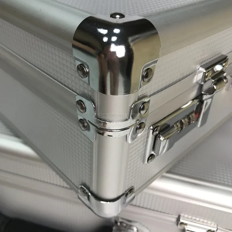 high quality Aluminum alloy toolbox safety equipment instrument case file storage box Suitcase portable password lock case
high quality Aluminum alloy toolbox safety equipment instrument case file storage box Suitcase portable password lock case