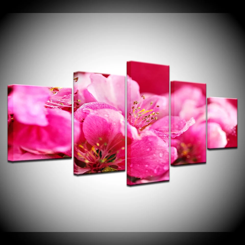 Wall Art Canvas Modular Wall Painting Flower Canvas Painting Print Picture for Living Room Canvas Prints 5 panel Frame Artwork
Wall Art Canvas Modular Wall Painting Flower Canvas Painting Print Picture for Living Room Canvas Prints 5 panel Frame Artwork