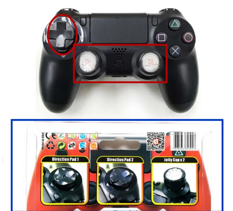 Улучшенный комплект, 2 шт, кнопки Dpad D-PAD и 2 шт улучшенных накладок на аналоговые стики для контроллера Playstation 4 PS4
Улучшенный комплект, 2 шт, кнопки Dpad D-PAD и 2 шт улучшенных накладок на аналоговые стики для контроллера Playstation 4 PS4