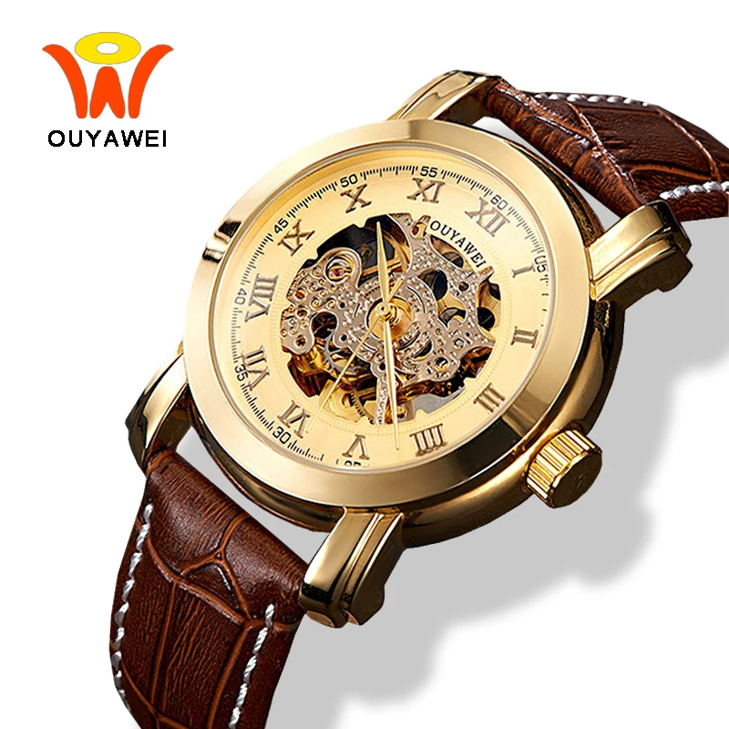 Ouyawei 2017 New Automatic Self Winding Watches Clock Men Luxury Gold Mechanical Skeleton Leather Watch montre automatique homme
Ouyawei 2017 New Automatic Self Winding Watches Clock Men Luxury Gold Mechanical Skeleton Leather Watch montre automatique homme